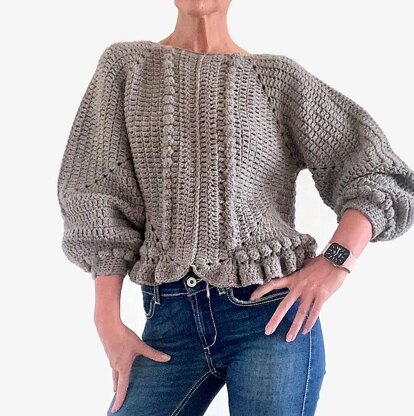 Granny Square Sweater Adult