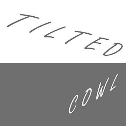Tilted cowl