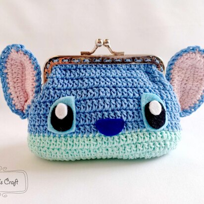 Lilo and stitch coin purse crochet pattern