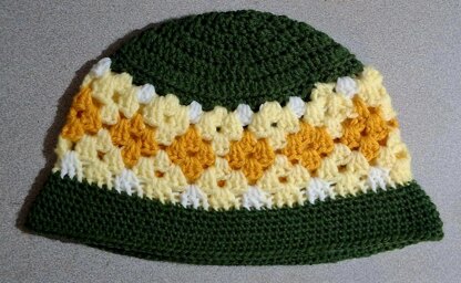 Granny Diamond Bucket Hat