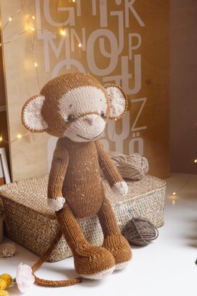 Knitting Pattern: Large Monkey