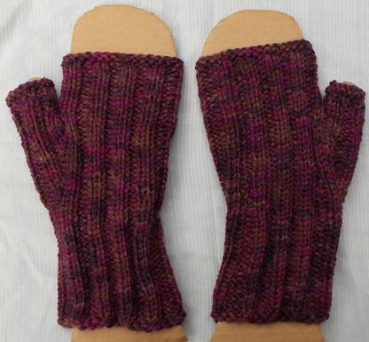 Super Simple Ribbed Mitts