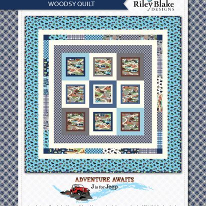 Riley Blake Woodsy Quilt - Jeep - Downloadable PDF