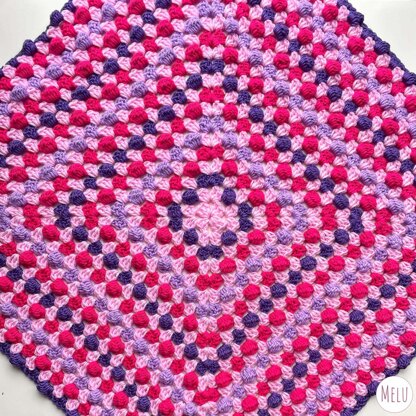 Bella’s Bobble Granny Square Blanket