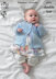 Dress and cardigan in King Cole Baby Glitz DK - 3775
