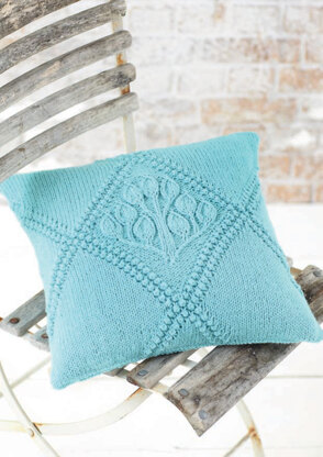 Knitted Cushion Covers in Hayfield Aran with Wool 100g - 7260 - Downloadable PDF