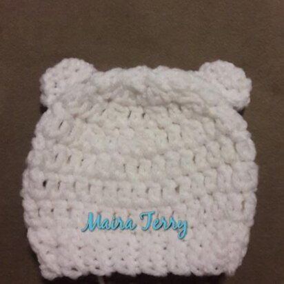 Preemie Bear Hat crochet