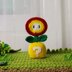 Fire-Flower & Question Block Amigurumi Pattern – Video Game Inspired Fanart (PDF)
