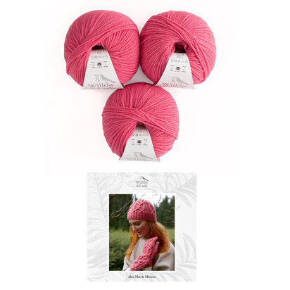 Willow & Lark Ramble Alex Hat & Mittens 3 Ball Knitting Kit