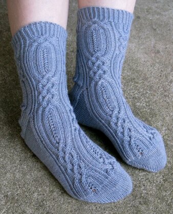 Elkridge Cable Lace Socks