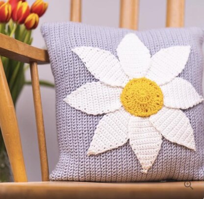 Daisy Appliqué Cushion