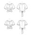 New Look Misses' Knit Tops N6733 - Paper Pattern, Size XS-S-M-L-XL-XXL