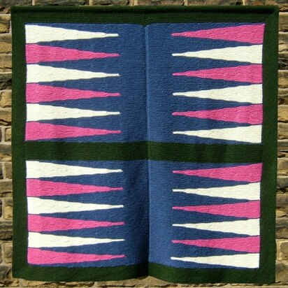 Backgammon - knitting pattern