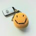 Crochet Happy Face Keyring / Bag charm