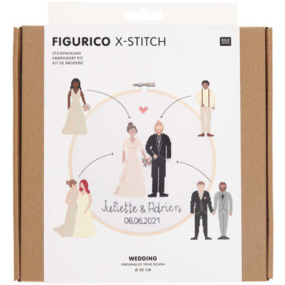 Rico Figurico Wedding Embroidery Kit