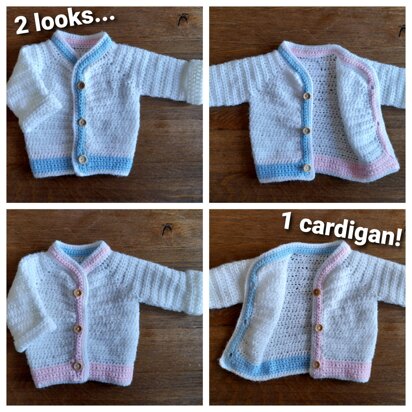 The 2-4-1 Baby Cardigan