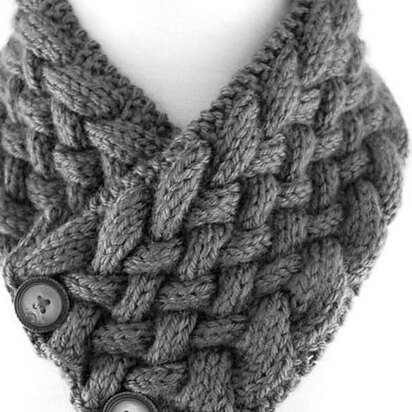 Woven Cable Neck Warmer