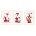 Vervaco Christmas Gnomes Cards Set (3pcs) Cross Stitch Kit - 10.5cm x 15cm