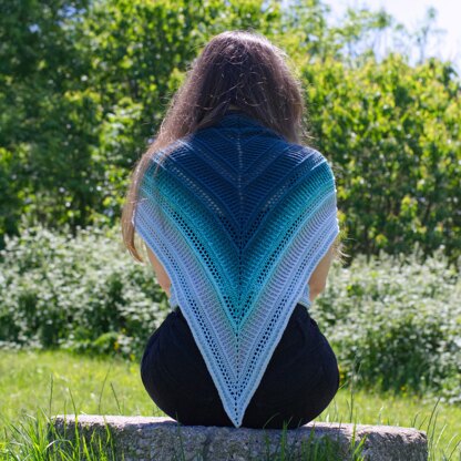 Shawl Knitting - The craft room