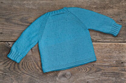Knit kids sweater - PDF Knitting Pattern, Stitch motif duplicate stitching colorwork