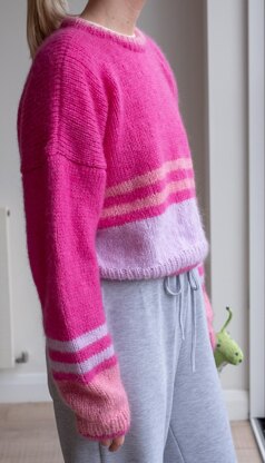 Cropped Pinky P Sweater