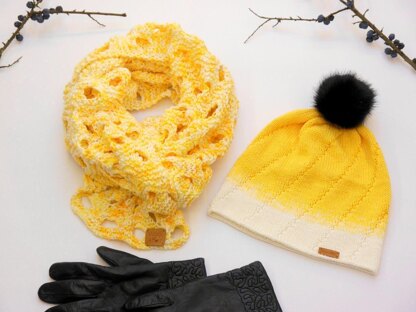 Strickanleitung - LIMON-Set - Mütze & Schal - No.183S