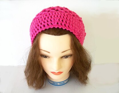 Lacy Flower Spring/ Summer Slouch Hat