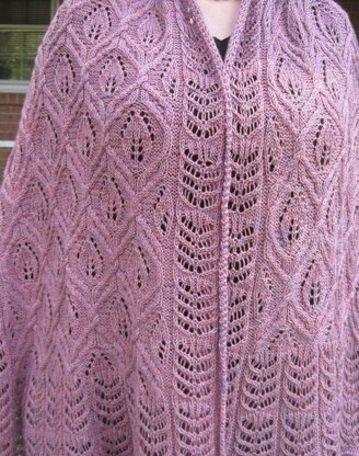 Nagota Cable Lace Shawl