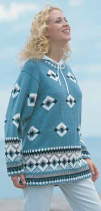Bold Diamonds Sweater in Patons Astra