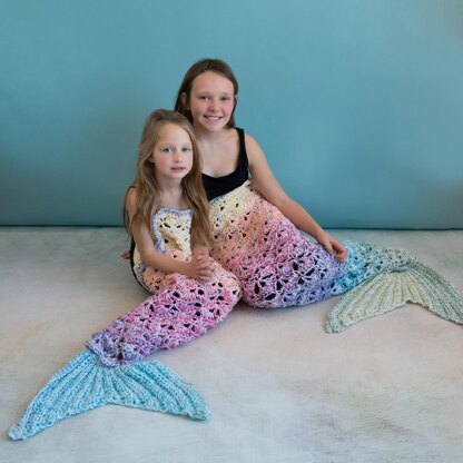 Rainbow Sparkle Mermaid Blanket