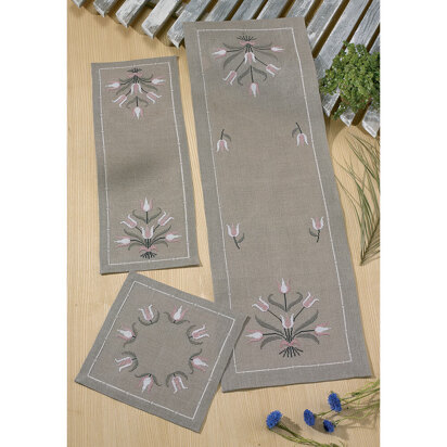 Permin Tulips Cross Stitch Kit - 32cm x 98cm