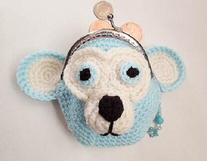 Monkey Animal Coin Purse