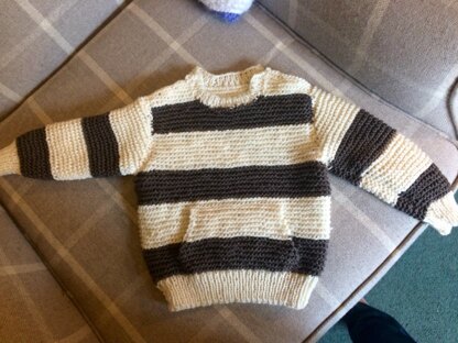 Charlie's 12 month jumper