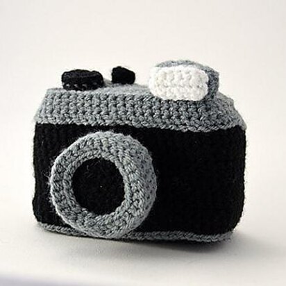 Photo Camera Crochet Pattern, Camera Amigurumi