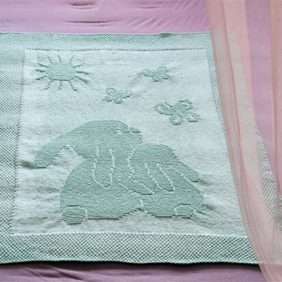 Baby blanket "Happiness" - knitting pattern