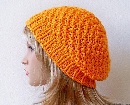 Knit Hat, Slouchy Beanie Hat