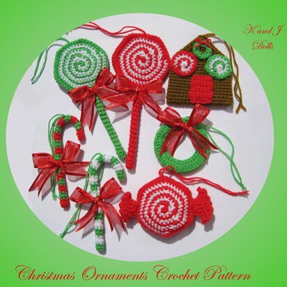 Christmas Ornaments - PDF Amigurumi crochet pattern