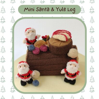 Mini Santa and Yule Log