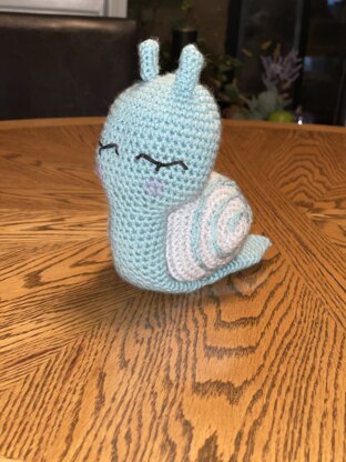 "Sammy the Snail" - Amigurumi Crochet Pattern For Toys in Paintbox Yarns Simply DK - DK-CRO-TOY-006