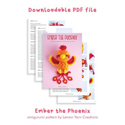 Ember the Phoenix Crochet Pattern