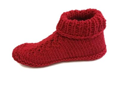 Knitted Booties Slippers Easy Pattern