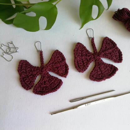 Oxalis Earrings Crochet Pattern