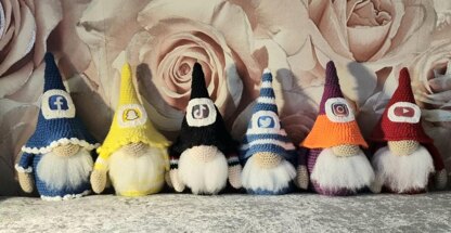 Instagram & Twitter Gnomes (The Social Gnomes Collection)