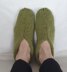 Sage - 12ply easy knit slippers