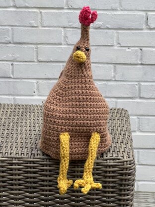 Large chicken doorstop