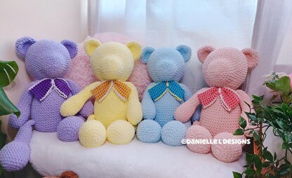 Faceless Teddy bear plush