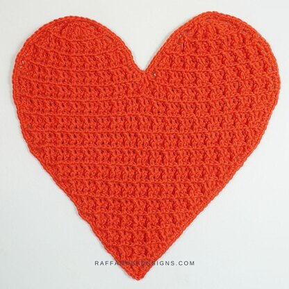 Waffle Heart Dishcloth