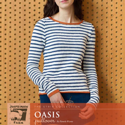 Oasis Pullover in Juniper Moon Farm Neve