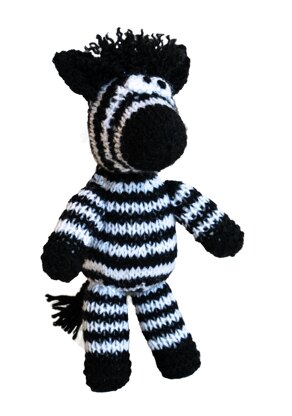 Cute Toys to Knit 1 - lion, panda, cat, mouse, giraffe, turtle, dog, zebra