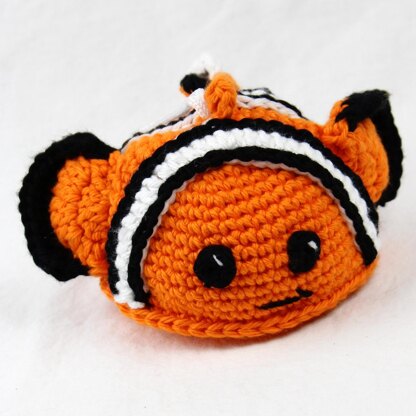 Charlie the Clownfish Scrubby Amigurumi